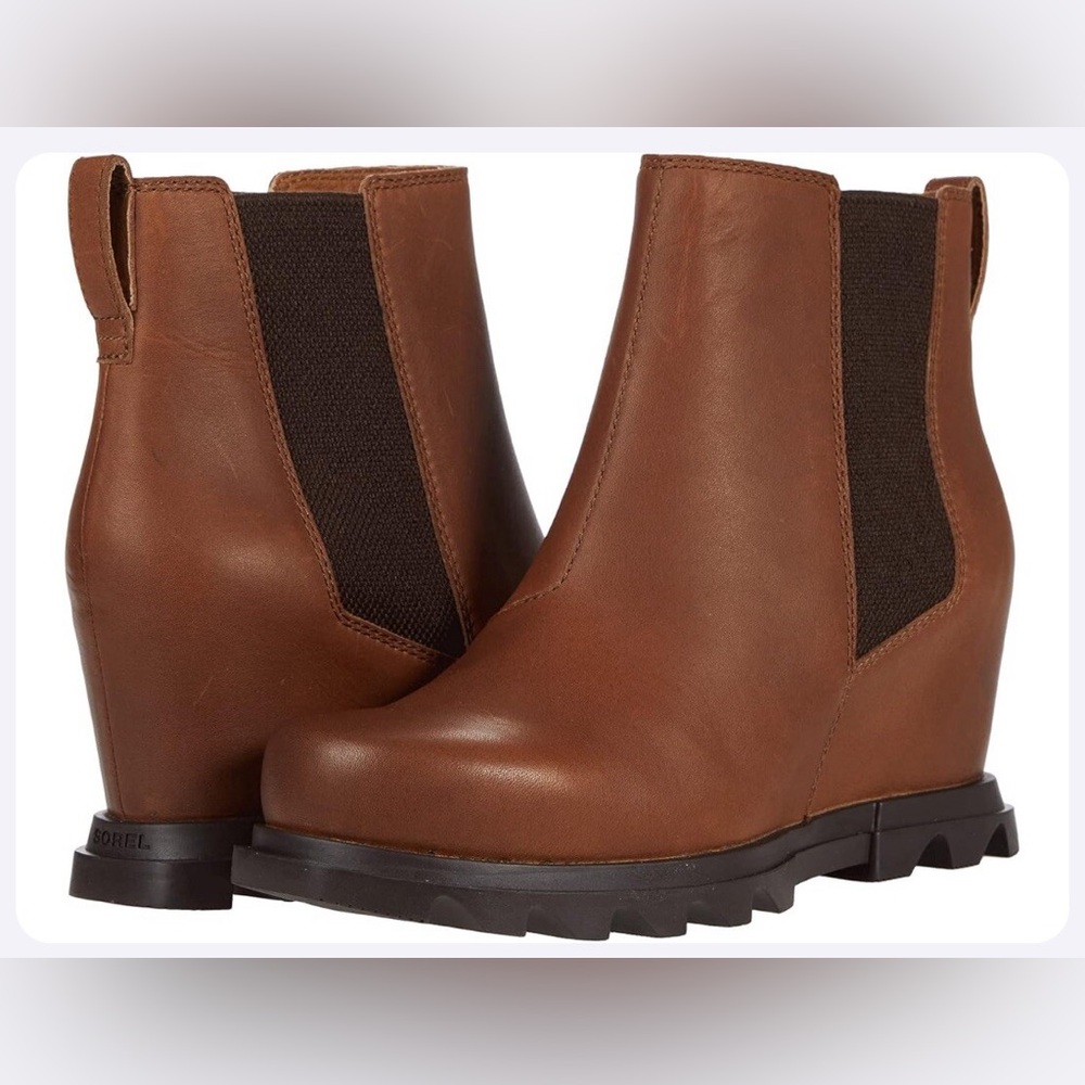 Sorel Joan of Arctic III Wedge Chelsea - Hazelnut/Blackened women’s 5